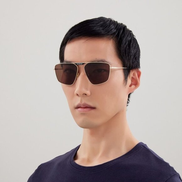 NEW BALENCIAGA SUNGLASSES UNISEX BALENCIAGA BB0246SA 003 EYEWEAR main image 7